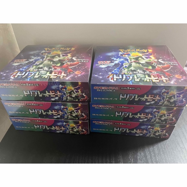 トリプレットビート 6box シュリンク付き - Box/デッキ/パック
