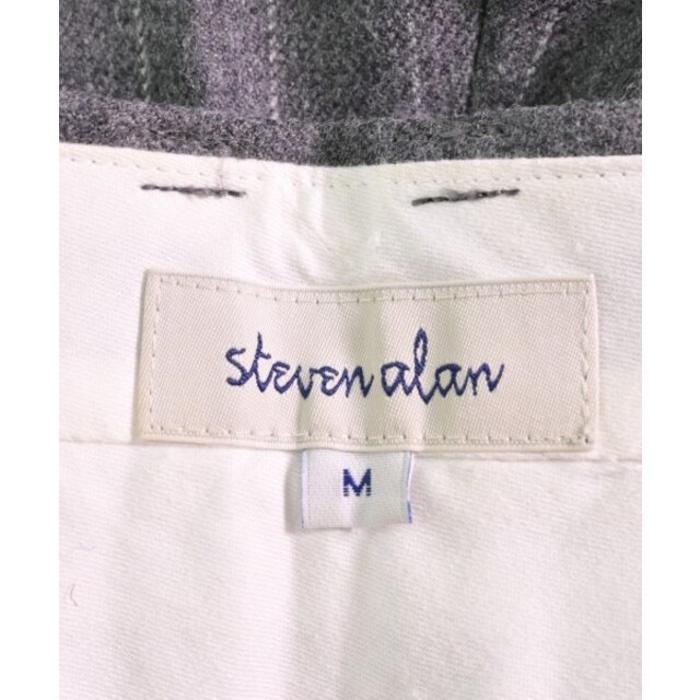 steven alan(スティーブンアラン)のsteven alan スラックス M グレーx白(ストライプ) 【古着】【中古】 レディースのパンツ(その他)の商品写真