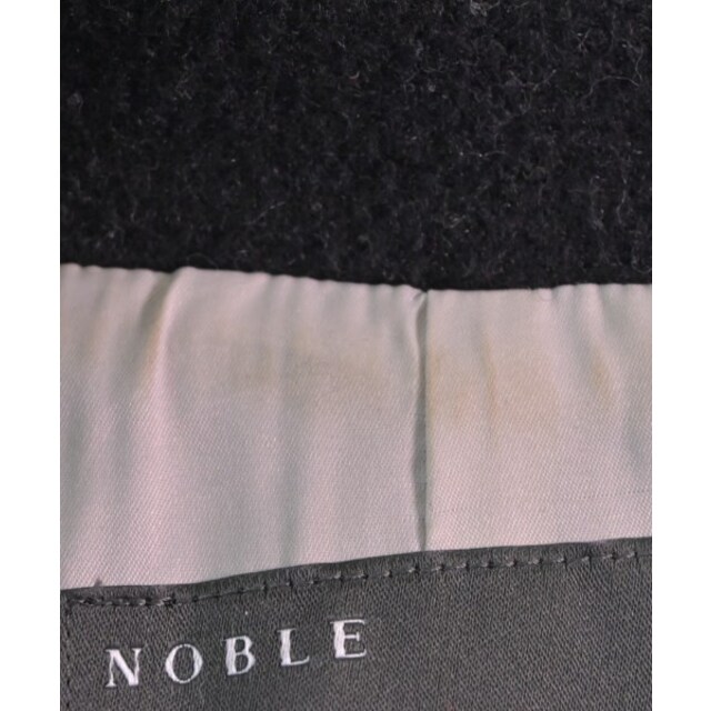 NOBLE ノーブル コート(その他) F 黒x白(チェック)