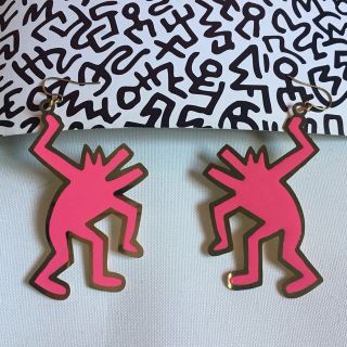 キースヘリング(KEITH HARING)の希少◎コラボKeith Haring(キースへリング)×NOIR(ノアール)(ピアス)