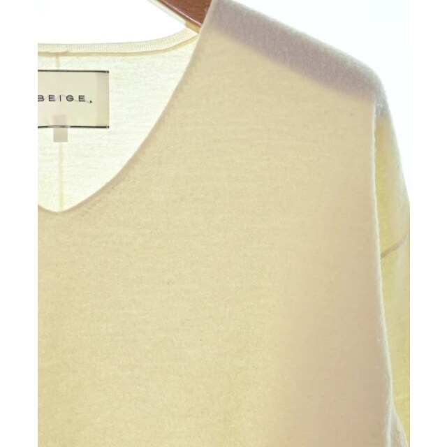 BEIGE, - BEIGE, ベイジ ニット・セーター 4(XL位) アイボリー 【古着