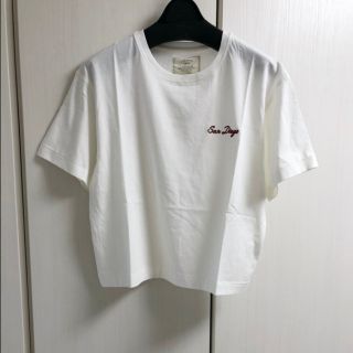 アングリッド(Ungrid)の新品 エンブロイダリーロゴショートTee(Tシャツ(半袖/袖なし))