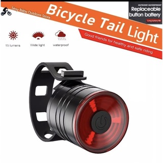 自転車テールライト リアライト 電池式　人気商品取付け簡単　防犯　高輝度(パーツ)