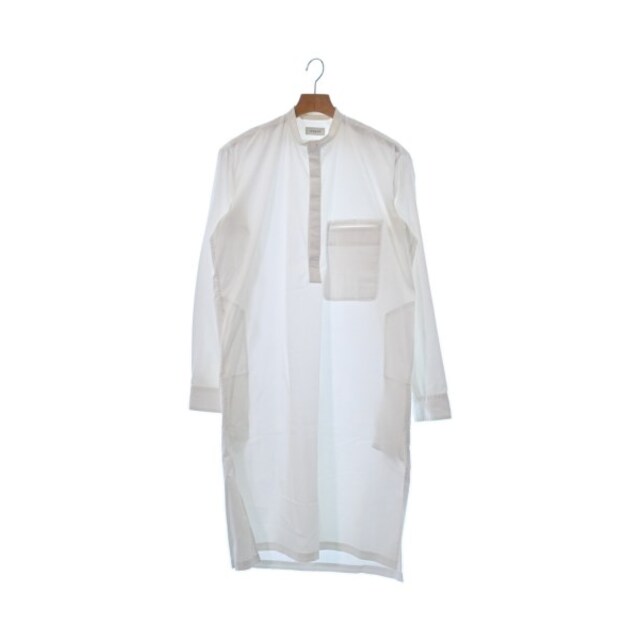 LEMAIRE(ルメール)のLEMAIRE ルメール カジュアルシャツ 46(M位) 白 【古着】【中古】 メンズのトップス(シャツ)の商品写真