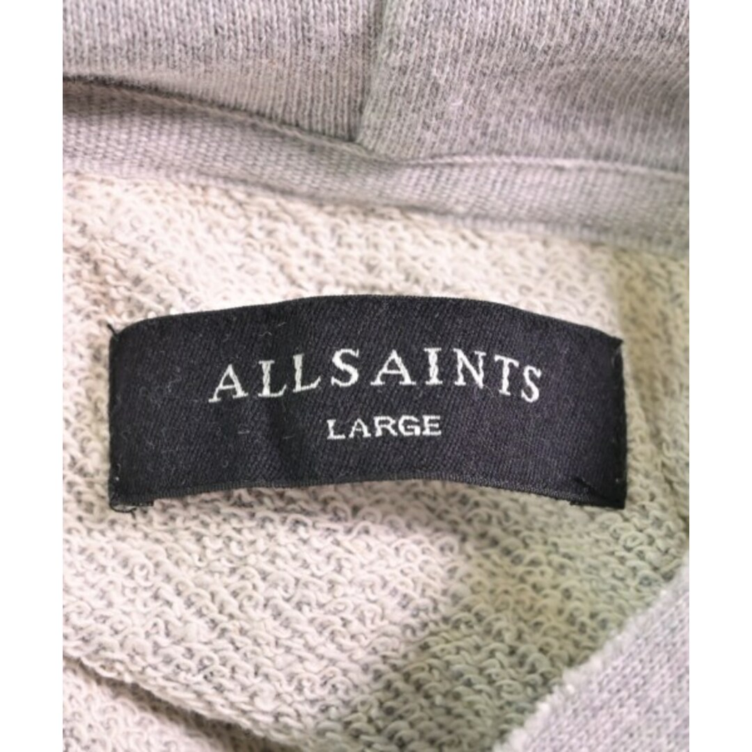 All Saints(オールセインツ)のALLSAINTS オールセインツ パーカー L グレー 【古着】【中古】 メンズのトップス(パーカー)の商品写真