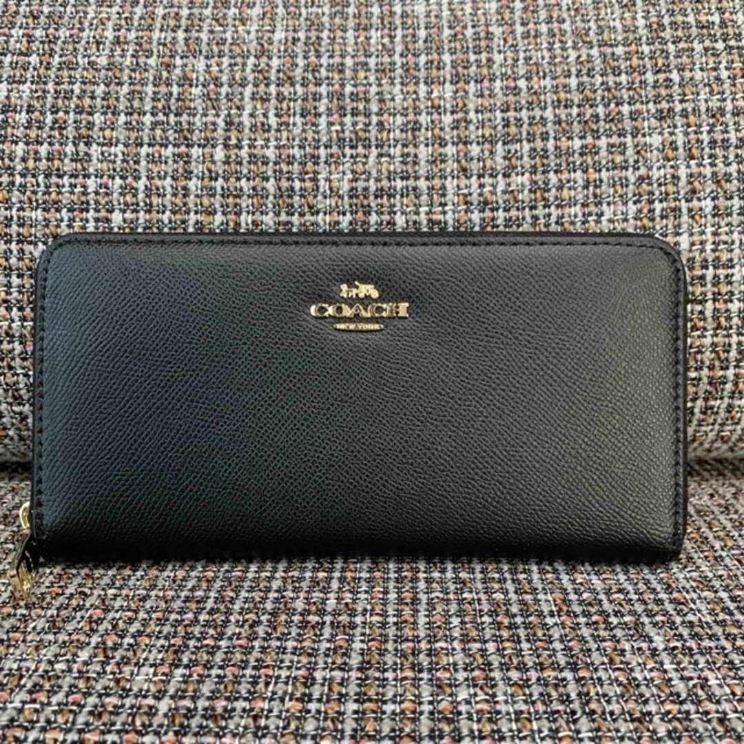 COACH - 52372 コーチ 長財布 黒 シンプル の通販 by あーちゃん's