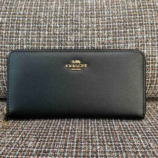 コーチ(COACH)の52372  コーチ　長財布　黒　シンプル　(長財布)