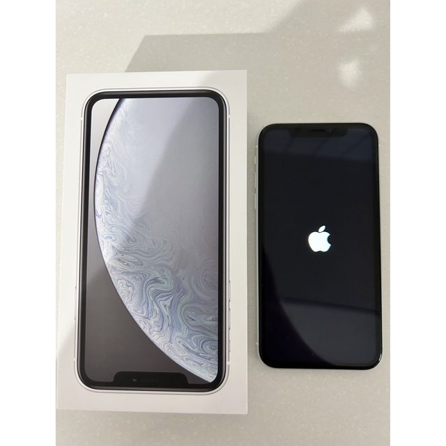 iPhoneXR 128GB SIMフリー ホワイト - スマートフォン本体
