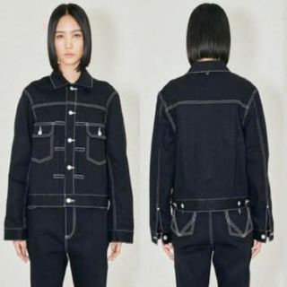 クリスチャンダダ(CHRISTIAN DADA)のbasicks 2ND TYPE DENIM JACKET BLACK(Gジャン/デニムジャケット)