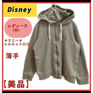 ディズニー(Disney)の【★美品★】Disney ボディーシルエットロゴ★ スウェットパーカー　M(パーカー)