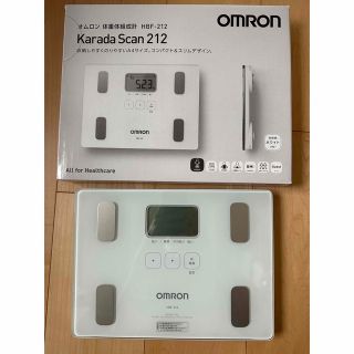 オムロン(OMRON)の新品未使用　オムロン　体重体素性計　HBF-212(体重計/体脂肪計)