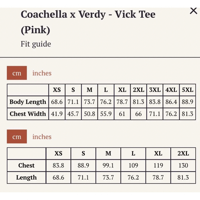 Coachella×Verdy Vick Tシャツ ピンクL GDC