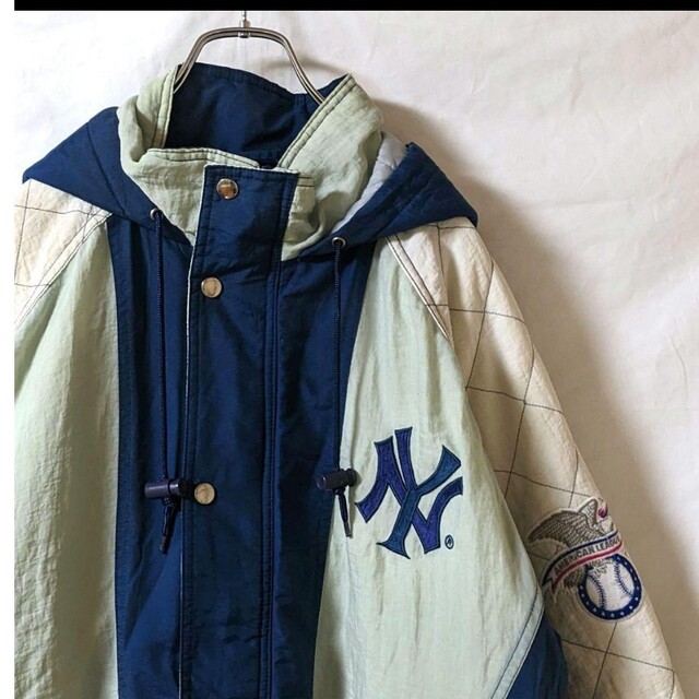 【90s】yankees ヤンキース　スタジャンstarter XLサイズ