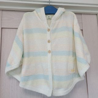 ジェラートピケ(gelato pique)の616　ジェラートピケ　ポンチョ　xs　(100-110)　キッズ(ジャケット/上着)