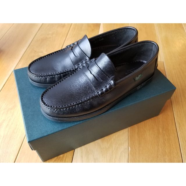 Paraboot(パラブーツ)のParaboot CORAUX パラブーツ コロー黒UK6.5(25.0cm) メンズの靴/シューズ(スリッポン/モカシン)の商品写真