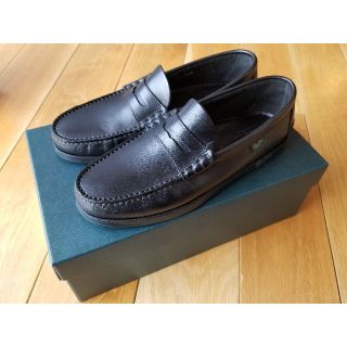 パラブーツ(Paraboot)のParaboot CORAUX パラブーツ コロー黒UK6.5(25.0cm)(スリッポン/モカシン)