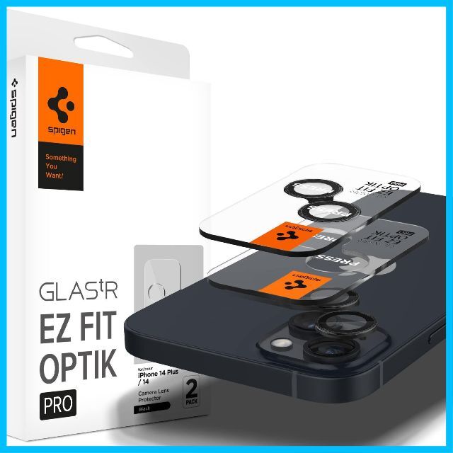 【色: ブラック】Spigen EZ Fit Optik Pro iPhone