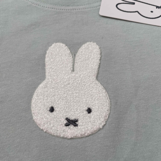 miffy(ミッフィー)のミッフィーちゃん　モコモコワッペンTシャツ キッズ/ベビー/マタニティのキッズ服女の子用(90cm~)(Tシャツ/カットソー)の商品写真