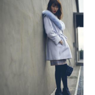 トッコ(tocco)の☃️最終SALE! こじはる着用 toccocloset ビジューファーコート(毛皮/ファーコート)