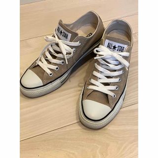 コンバース(CONVERSE)の美品コンバース　オールスター　ベージュ(スニーカー)