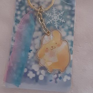 ポムポムプリン(ポムポムプリン)の📮◆サンリオ　ピューロランド限定♡クリスマス♡キーホルダー♡ポムポムプリン(キャラクターグッズ)