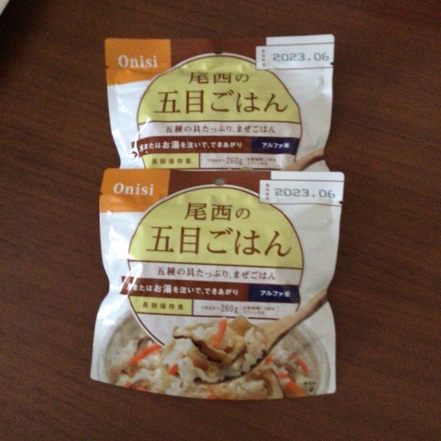 尾西の五目ごはん　２袋 食品/飲料/酒の食品(米/穀物)の商品写真