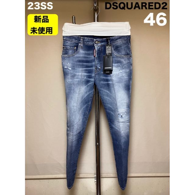 パンツ新品 46 23ss DSQUARED2 スキニーデニム SKATER 4817