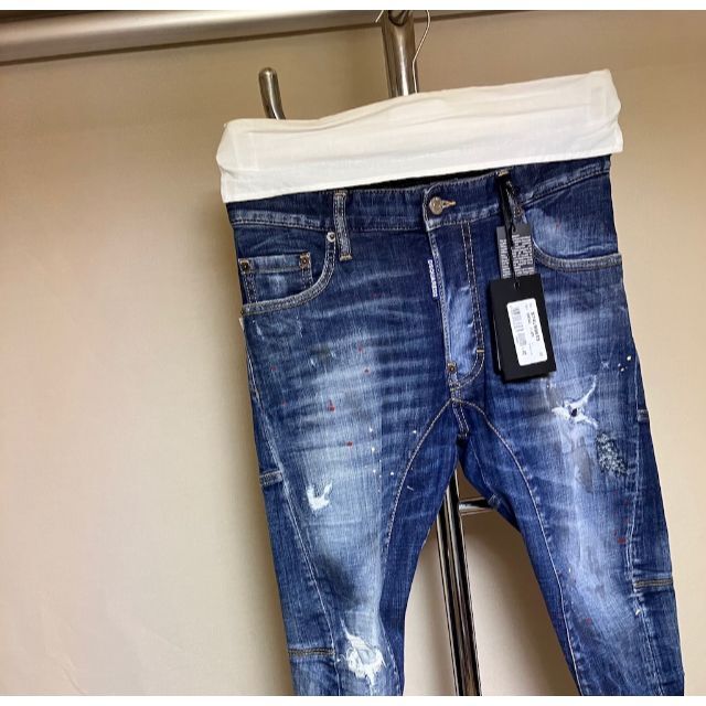 定価10.2万 42 新品 21ss DSQUARED2 Tidy Biker 2
