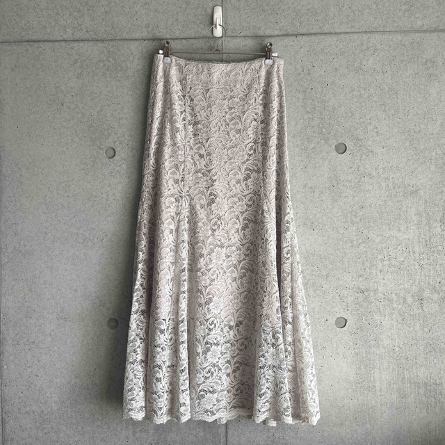 美品】anuans レーススカート - ロングスカート