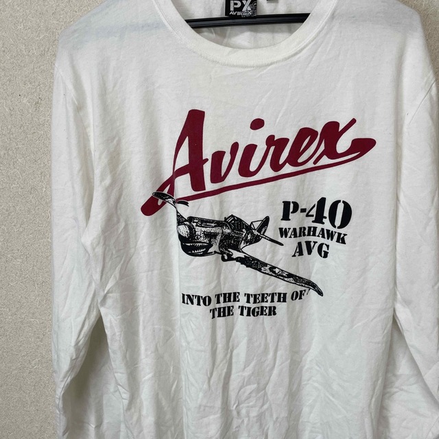 AVIREX(アヴィレックス)の アヴィレックス プリント 長袖 Tシャツ  メンズのトップス(Tシャツ/カットソー(半袖/袖なし))の商品写真