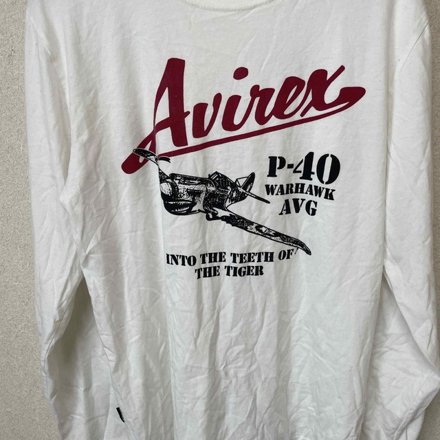 AVIREX(アヴィレックス)の アヴィレックス プリント 長袖 Tシャツ  メンズのトップス(Tシャツ/カットソー(半袖/袖なし))の商品写真