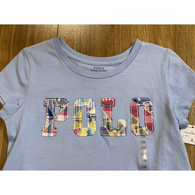 POLO RALPH LAUREN(ポロラルフローレン)の【新品】POLO RALPH LAUREN　ロゴ コットン Tシャツ　120cm キッズ/ベビー/マタニティのキッズ服女の子用(90cm~)(Tシャツ/カットソー)の商品写真