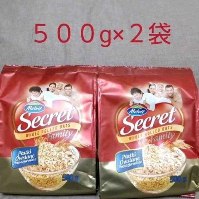 オートミール ２袋 ロールドオーツ 食品/飲料/酒の食品(米/穀物)の商品写真