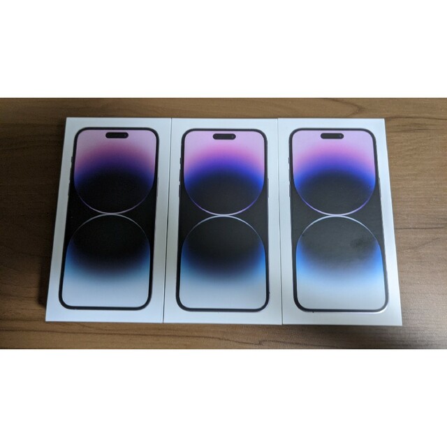 iPhone 14 pro max 256GB ディープパープル 3台