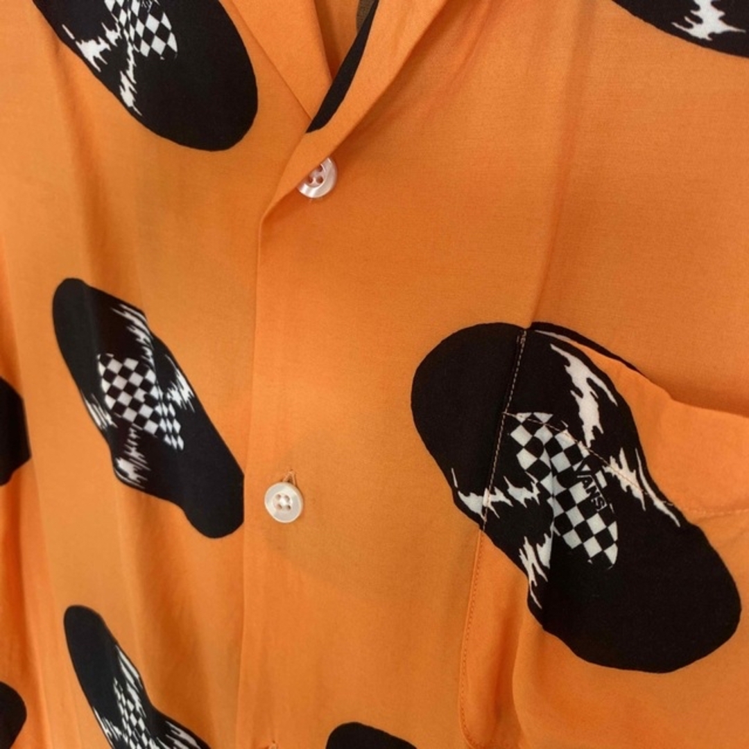 Vans × Wacko Maria ハワイアンシャツ Orangeシャツ