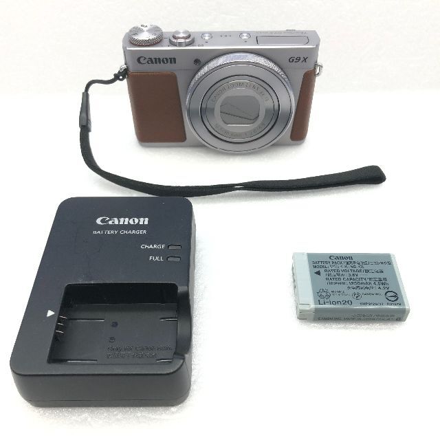 Canon(キヤノン)のCanon PowerShot G9 X Mark II　シルバー スマホ/家電/カメラのカメラ(コンパクトデジタルカメラ)の商品写真