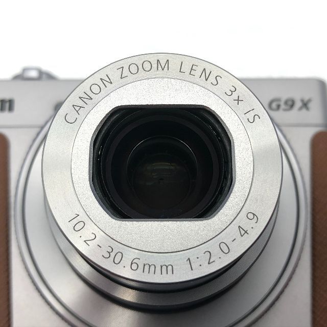 Canon(キヤノン)のCanon PowerShot G9 X Mark II　シルバー スマホ/家電/カメラのカメラ(コンパクトデジタルカメラ)の商品写真