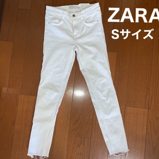 ザラ(ZARA)の美品・ZARA Trafaluc denimwear・Sサイズ・ホワイトスキニー(デニム/ジーンズ)