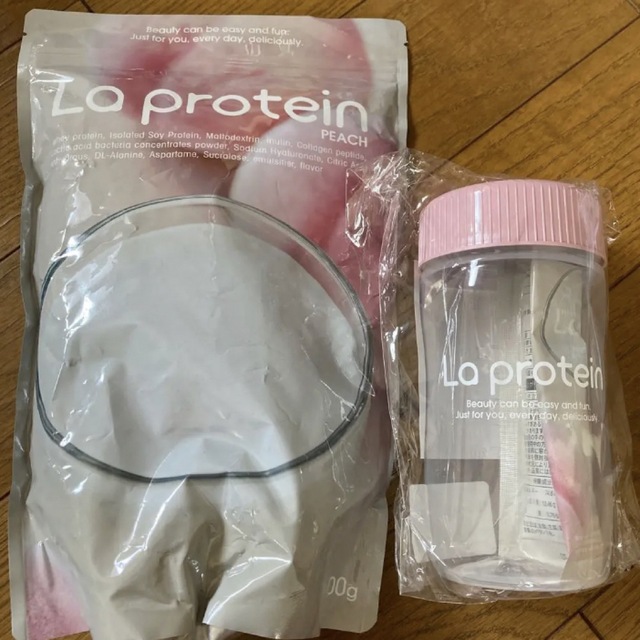 La protein ラプロテイン プロテイン ピーチ600g