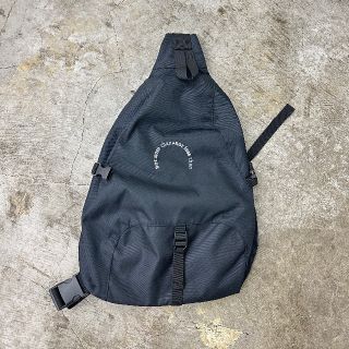 y2k ワンショルダー バッグ　刺繍ロゴ テック(ボディーバッグ)