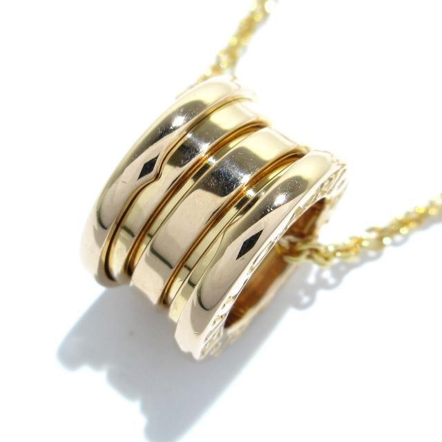 専門店では ネックレス美品 ブルガリ - BVLGARI K18PG B-zero1
