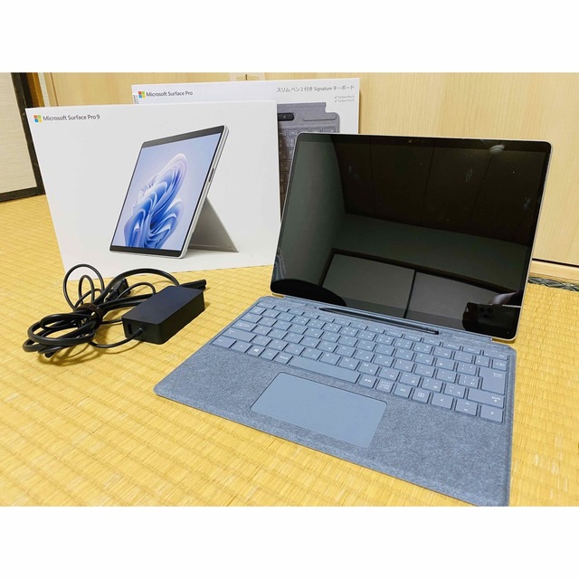 【ほぼ未使用】Surface Pro 9  +スリムペン2 +キーボード セットPC/タブレット