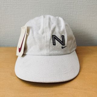 ナイキ(NIKE)の'90s NIKE  cap / white dead stock 希少 (キャップ)