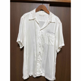 マインデニム(MINEDENIM)のMINEDENIM  オープンカラーシャツ　白　L キムタク(シャツ)