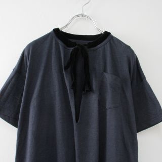 サカイ(sacai)のsacai サカイ キャミソール付き ニットプルオーバー 1/ネイビー サックスブルー トップス カットソー【2400013343831】(ニット/セーター)