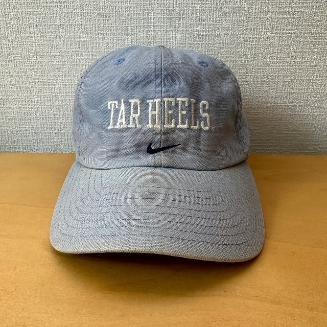 NIKE ナイキ　銀タグ　90s キャップ　帽子　メタル　コーデュロイ OLD NIKE - '90s NIKE 銀タグ cap カレッジロゴ 希少の通販 by