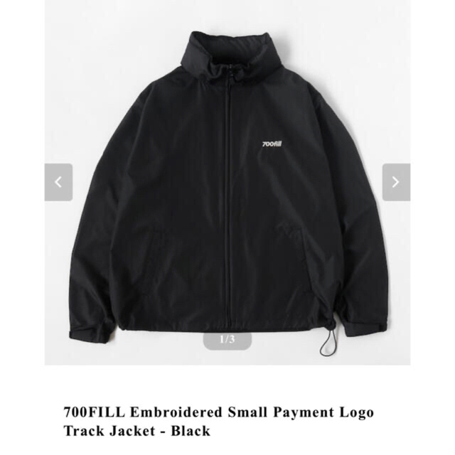 700fill small payment logo fleece XL