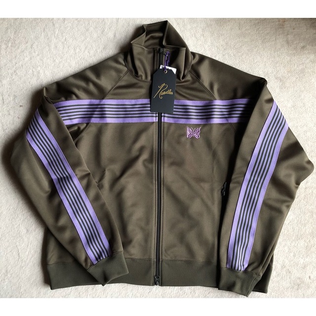 Needles - needles beams 別注 track jacket L oliveの通販 by ぽー ...