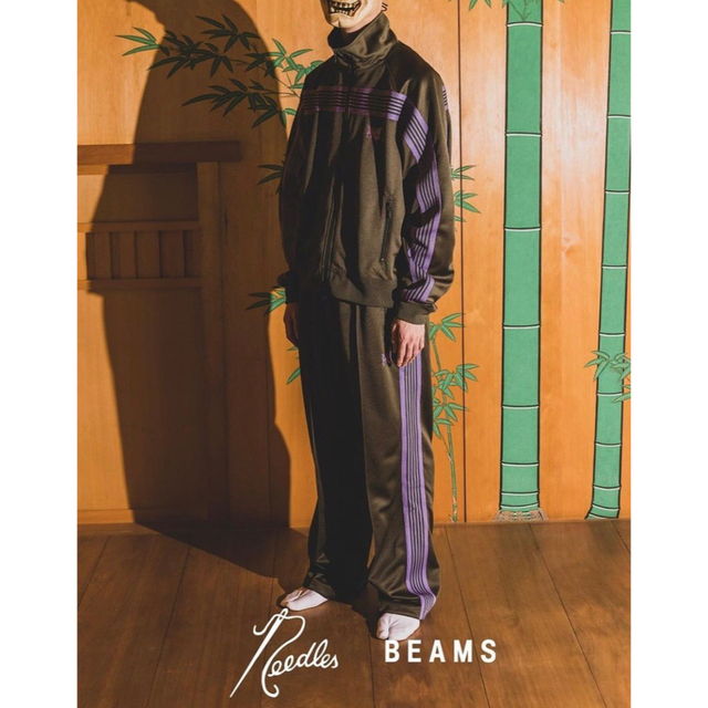 Needles - needles beams 別注 track jacket L oliveの通販 by ぽー