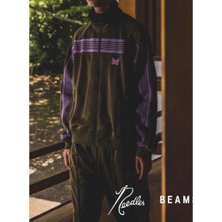 Needles - needles beams 別注 track jacket L oliveの通販 by ぽー